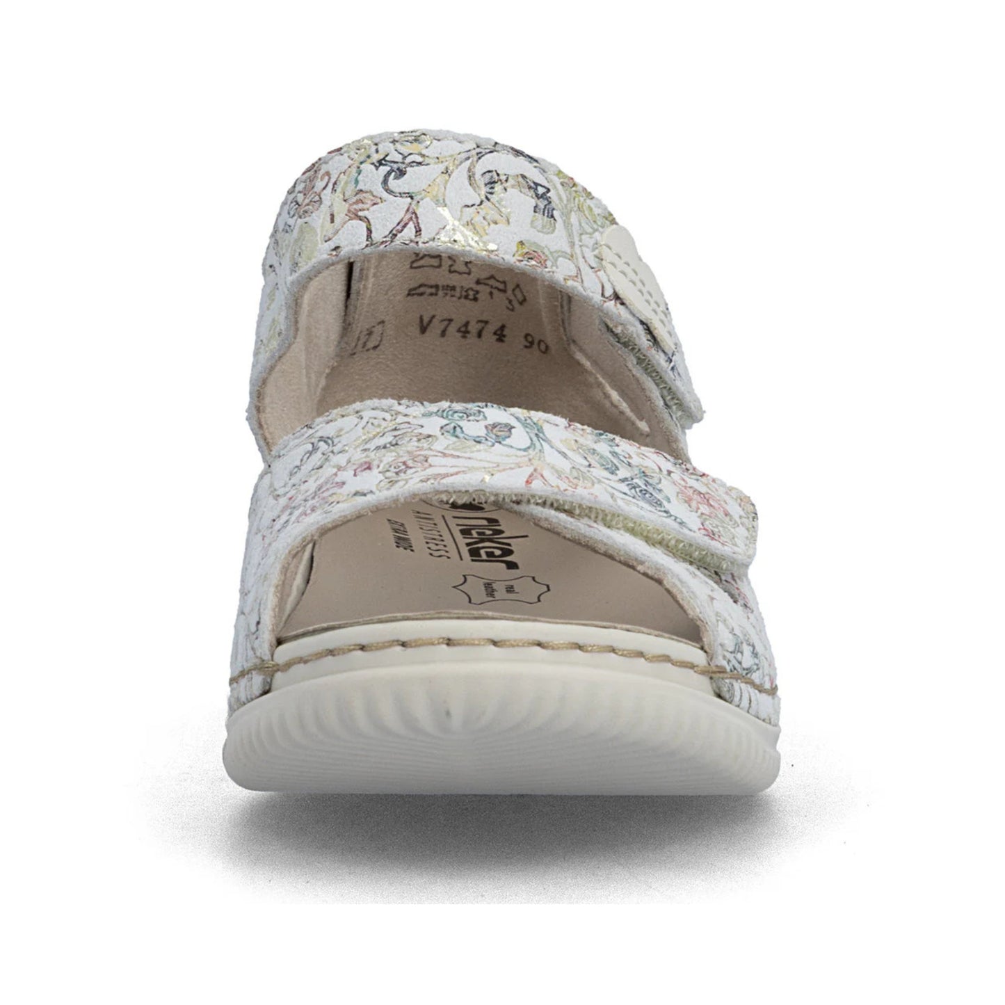 Rieker Ladies Comfort Sandal Floral Print V7474-90