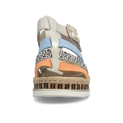 Rieker Sandal Gladiator Platform Sole V7904