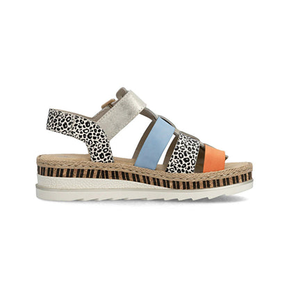 Rieker Sandal Gladiator Platform Sole V7904