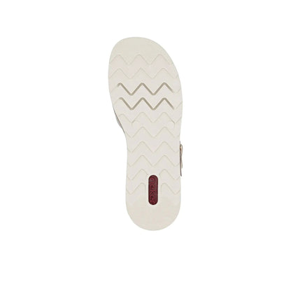 Rieker Wedge Sandal Metallic Multi V7951-90
