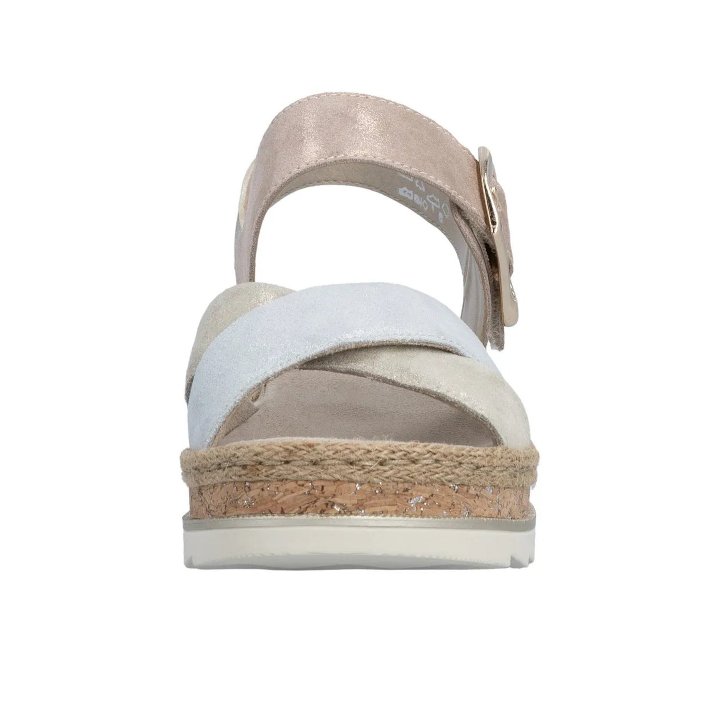 Rieker Wedge Sandal Metallic Multi V7951-90