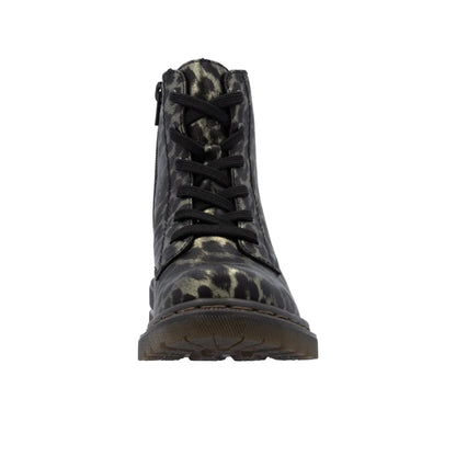 Rieker Laced Ankle Boot Leopard 78240