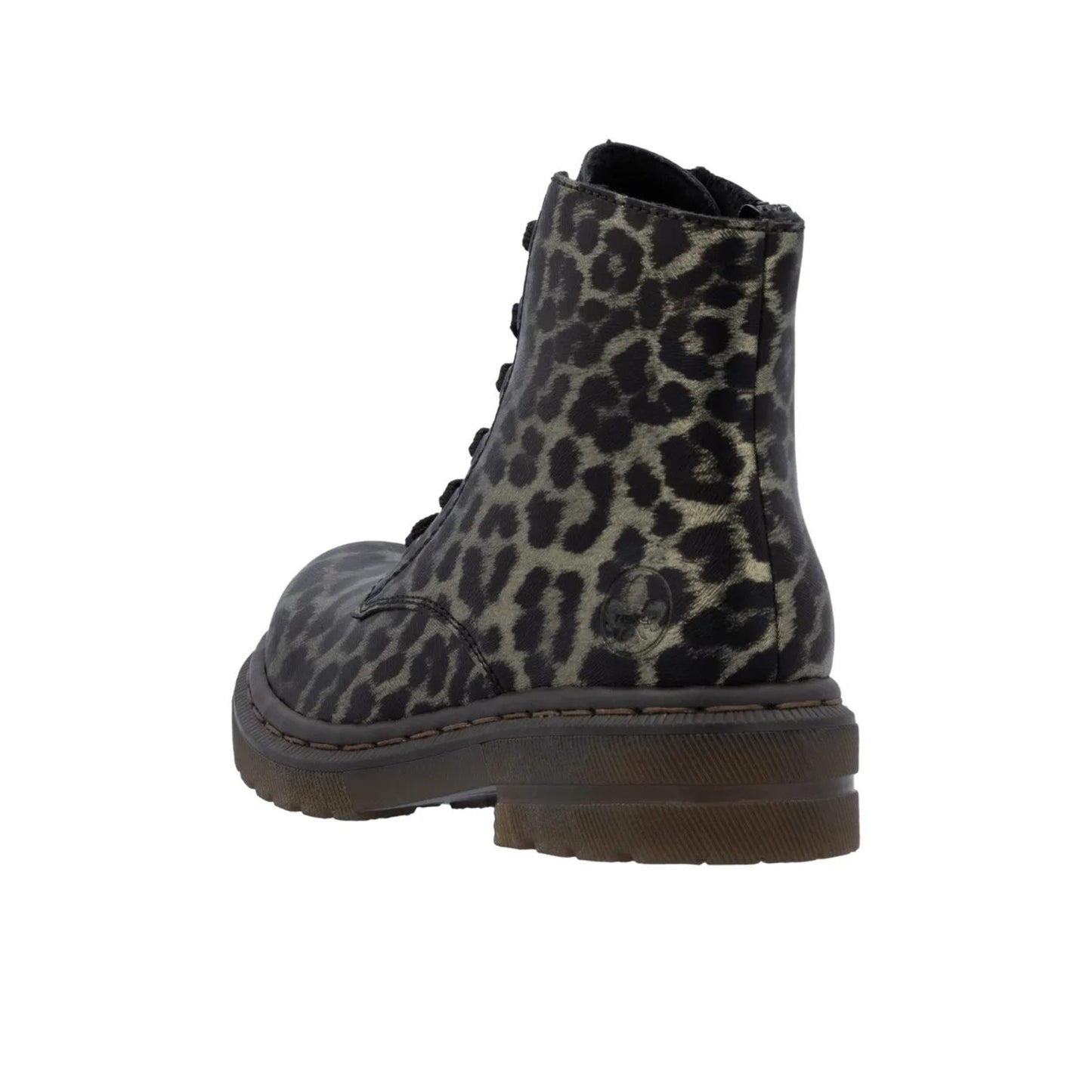 Rieker Laced Ankle Boot Leopard 78240