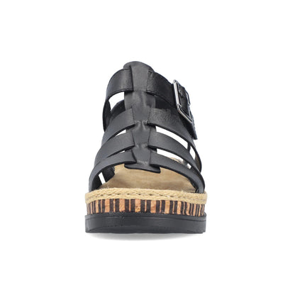 Rieker Sandal Gladiator Platform Sole V7904