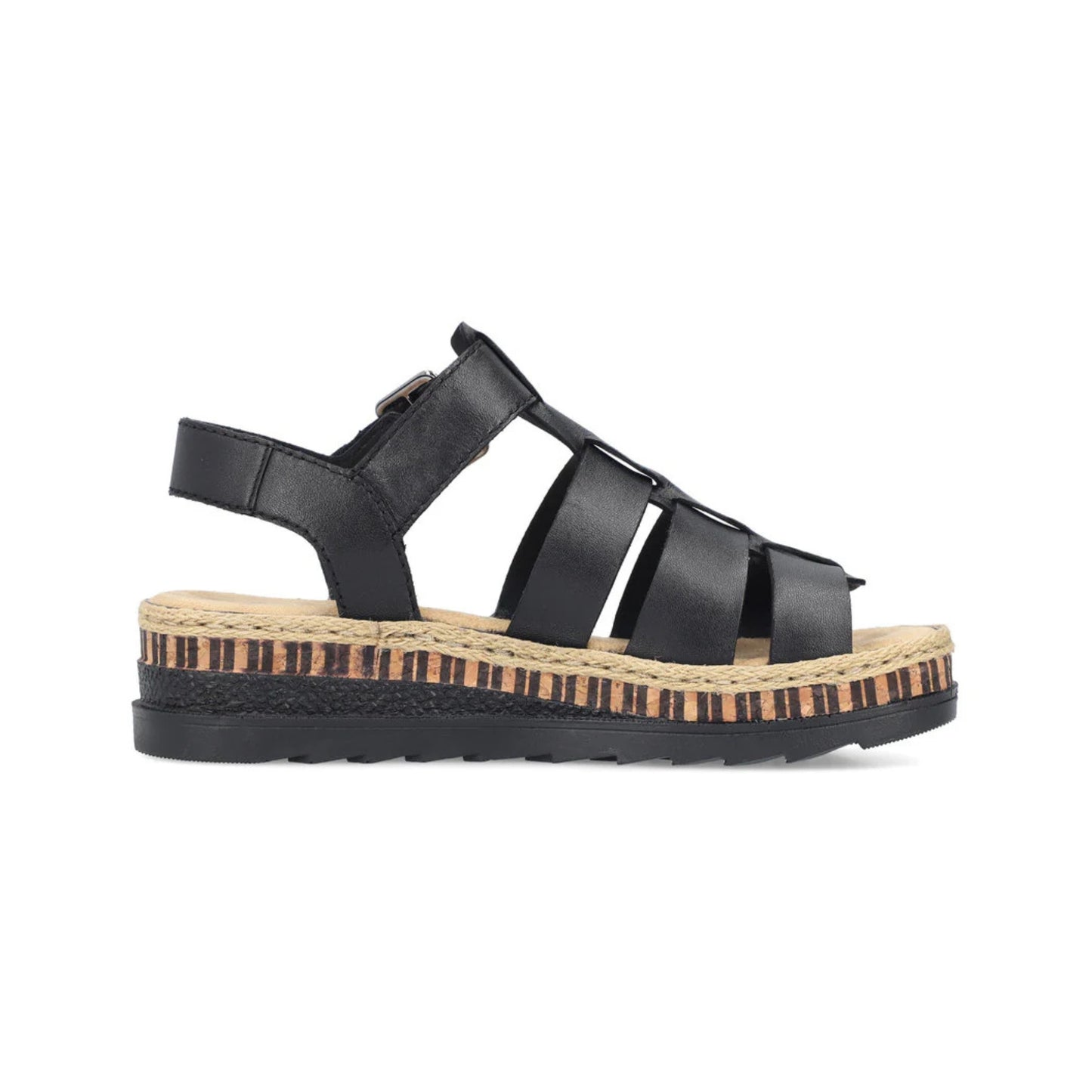 Rieker Sandal Gladiator Platform Sole V7904