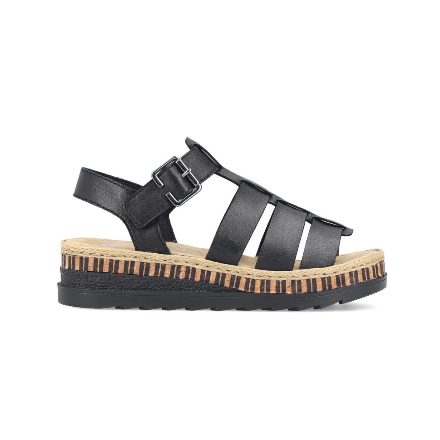 Rieker Sandal Gladiator Platform Sole V7904