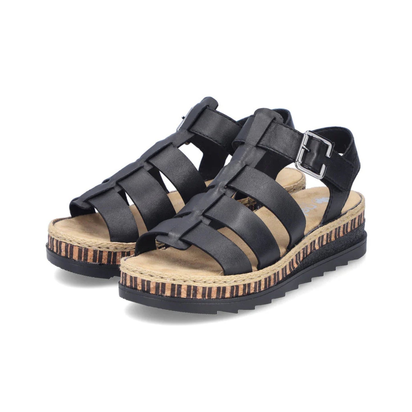 Rieker Sandal Gladiator Platform Sole V7904