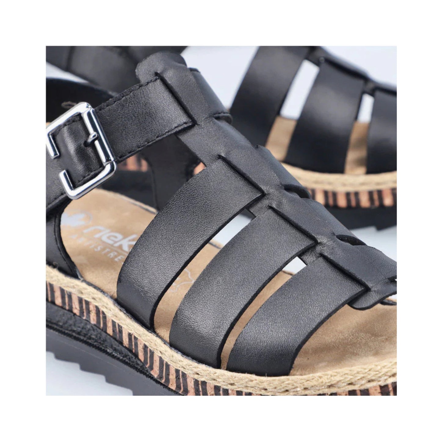 Rieker Sandal Gladiator Platform Sole V7904
