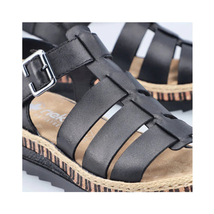 Rieker Sandal Gladiator Platform Sole V7904