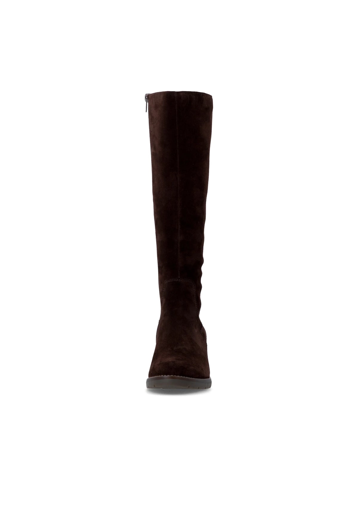 Remonte Knee High Block Heel Suede Leather Boot D2A78-25