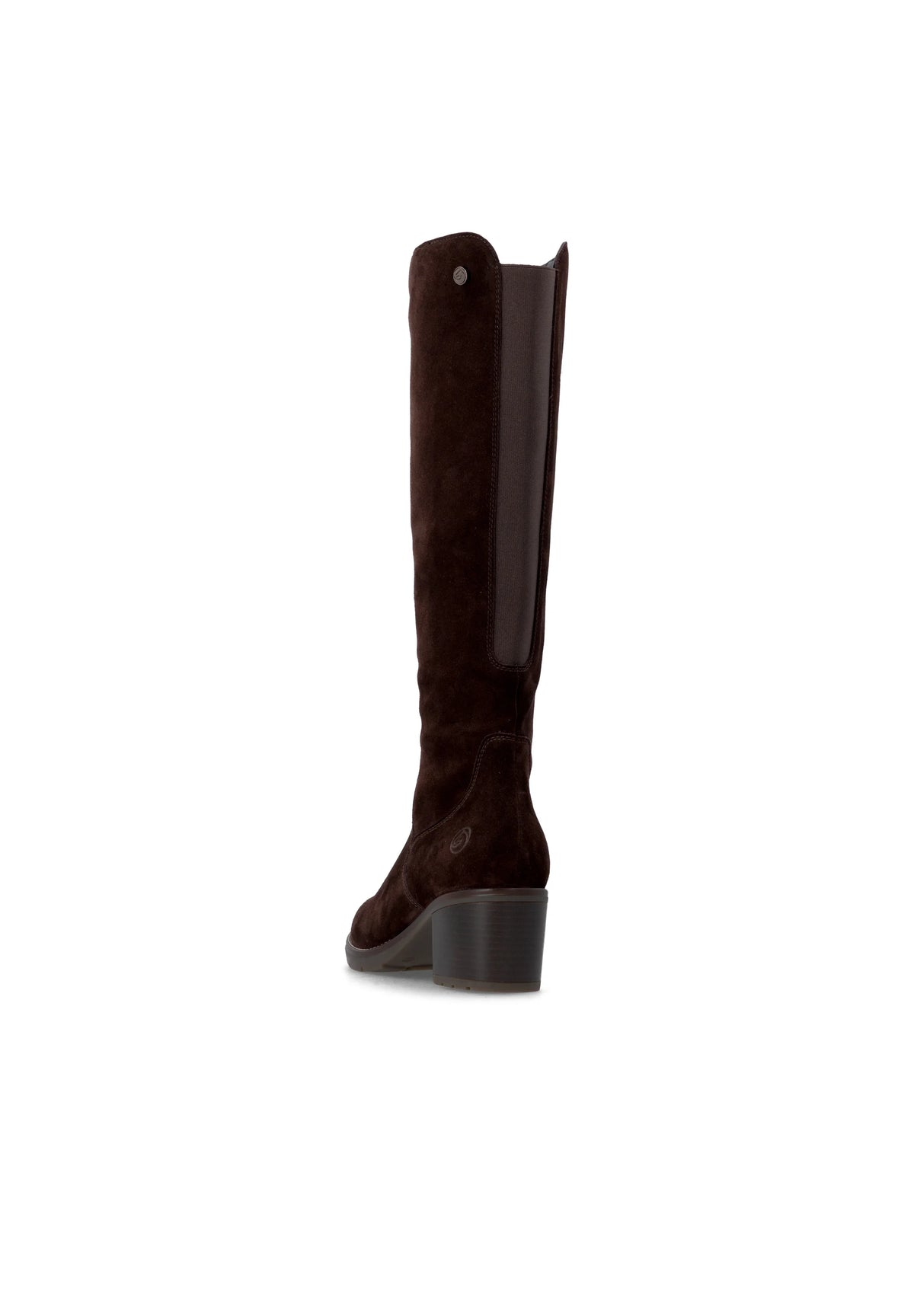 Remonte Knee High Block Heel Suede Leather Boot D2A78-25