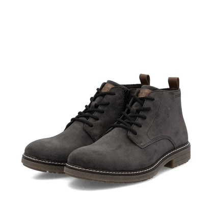 Rieker Men's Smart Casual Lace Up Boot with Zipper 33106-45