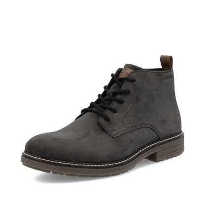 Rieker Men's Smart Casual Lace Up Boot with Zipper 33106-45