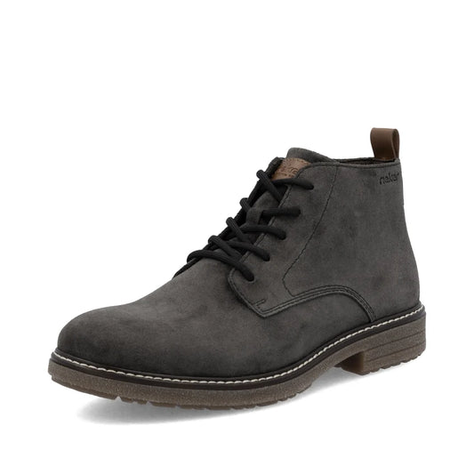 Rieker Men's Smart Casual Lace Up Boot with Zipper 33106-45