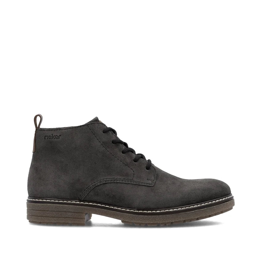 Rieker Men's Smart Casual Lace Up Boot with Zipper 33106-45