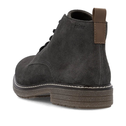 Rieker Men's Smart Casual Lace Up Boot with Zipper 33106-45