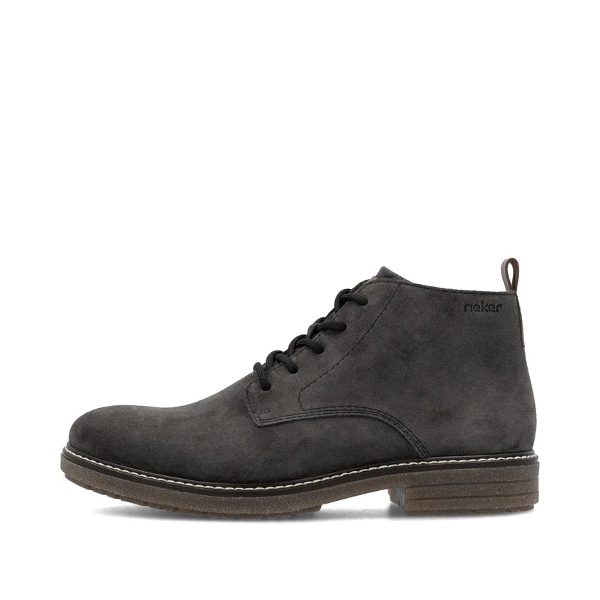 Rieker Men's Smart Casual Lace Up Boot with Zipper 33106-45