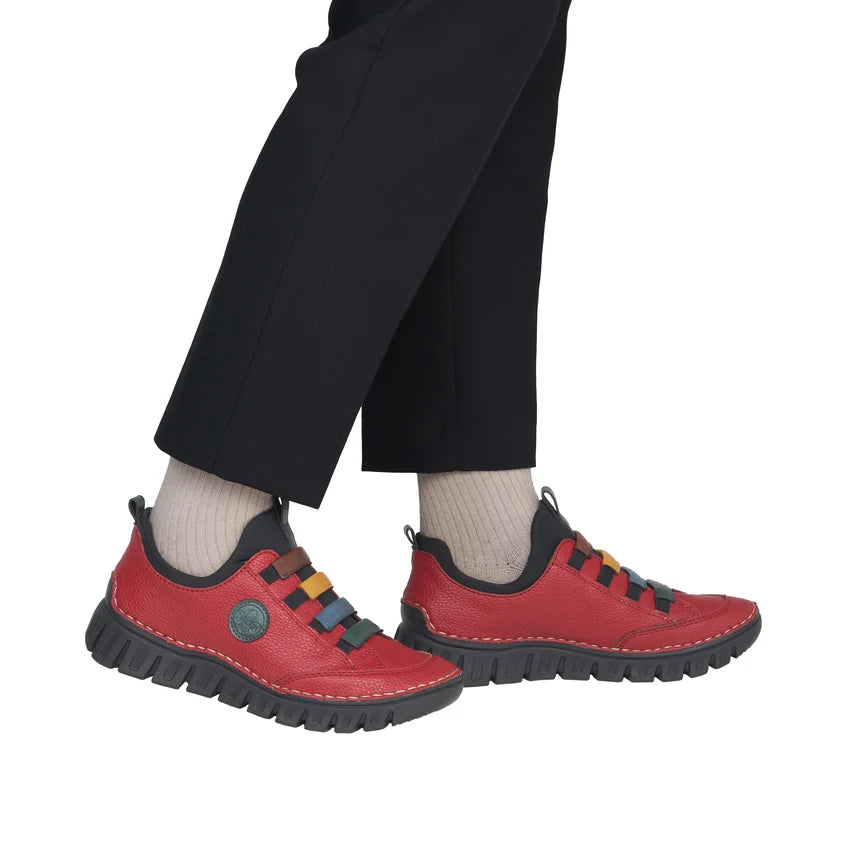 Rieker 57550-33 Ladies Flat Shoe