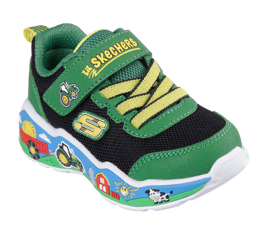 Skechers John Deere Boys Runner Barn Buddies Pink 407065N