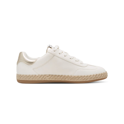 Tamaris Trainer Espadrille Sole White Gold 23641-46