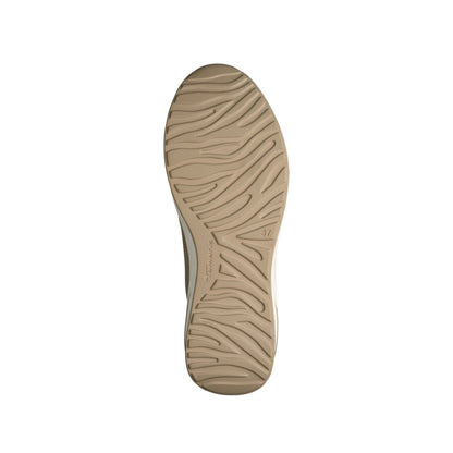 Tamaris Wedge Trainer Beige Snake 23754-45