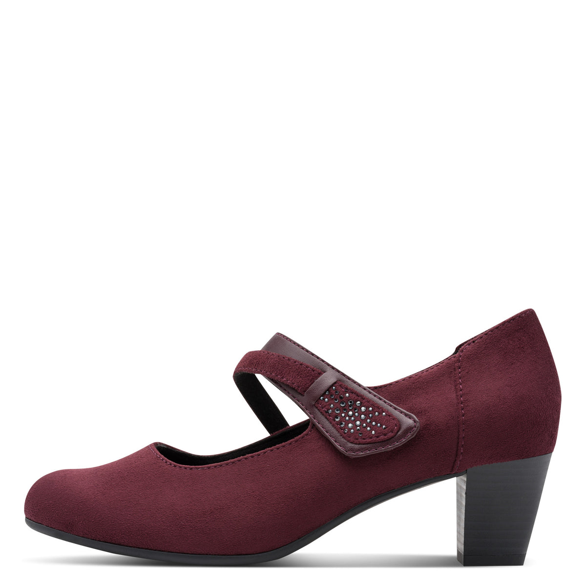 Jana Mid Block Heel Mary Jane Strap Shoe 24464-42