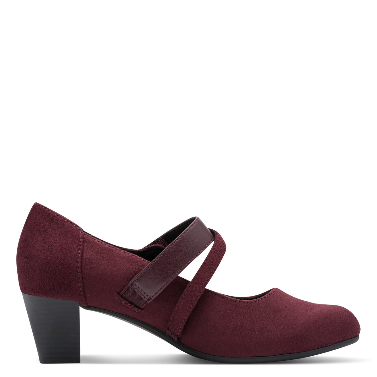 Jana Mid Block Heel Mary Jane Strap Shoe 24464-42
