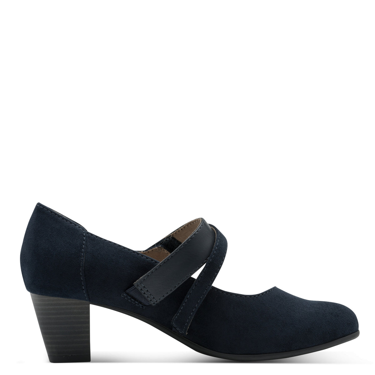 Jana Mid Block Heel Mary Jane Strap Shoe 24464-42