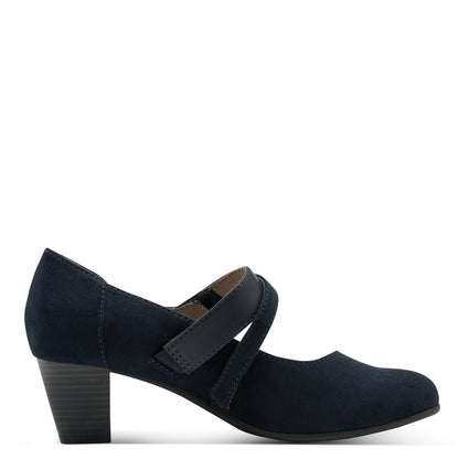 Jana Mid Block Heel Mary Jane Strap Shoe 24464-42