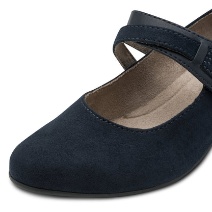 Jana Mid Block Heel Mary Jane Strap Shoe 24464-42