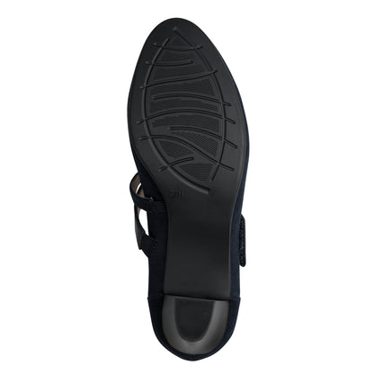 Jana Mid Block Heel Mary Jane Strap Shoe 24464-42