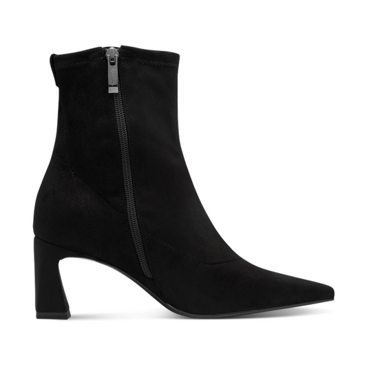 Tamaris Pointed Toe Block Heel Sock Boot 25315