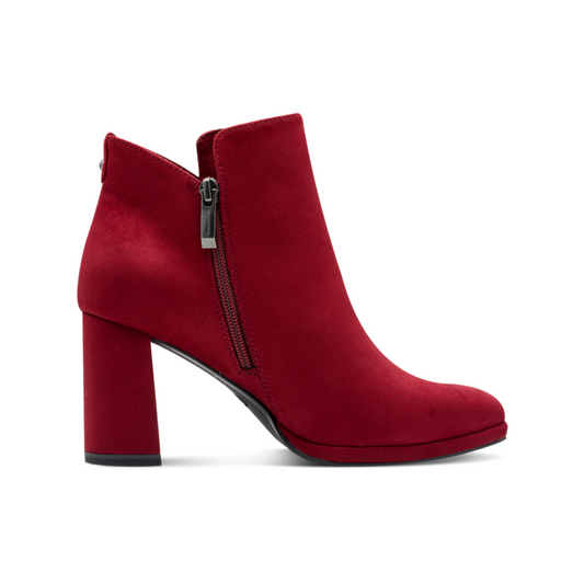 Tamaris Block Heel Ankle Boot Suede 25362-45