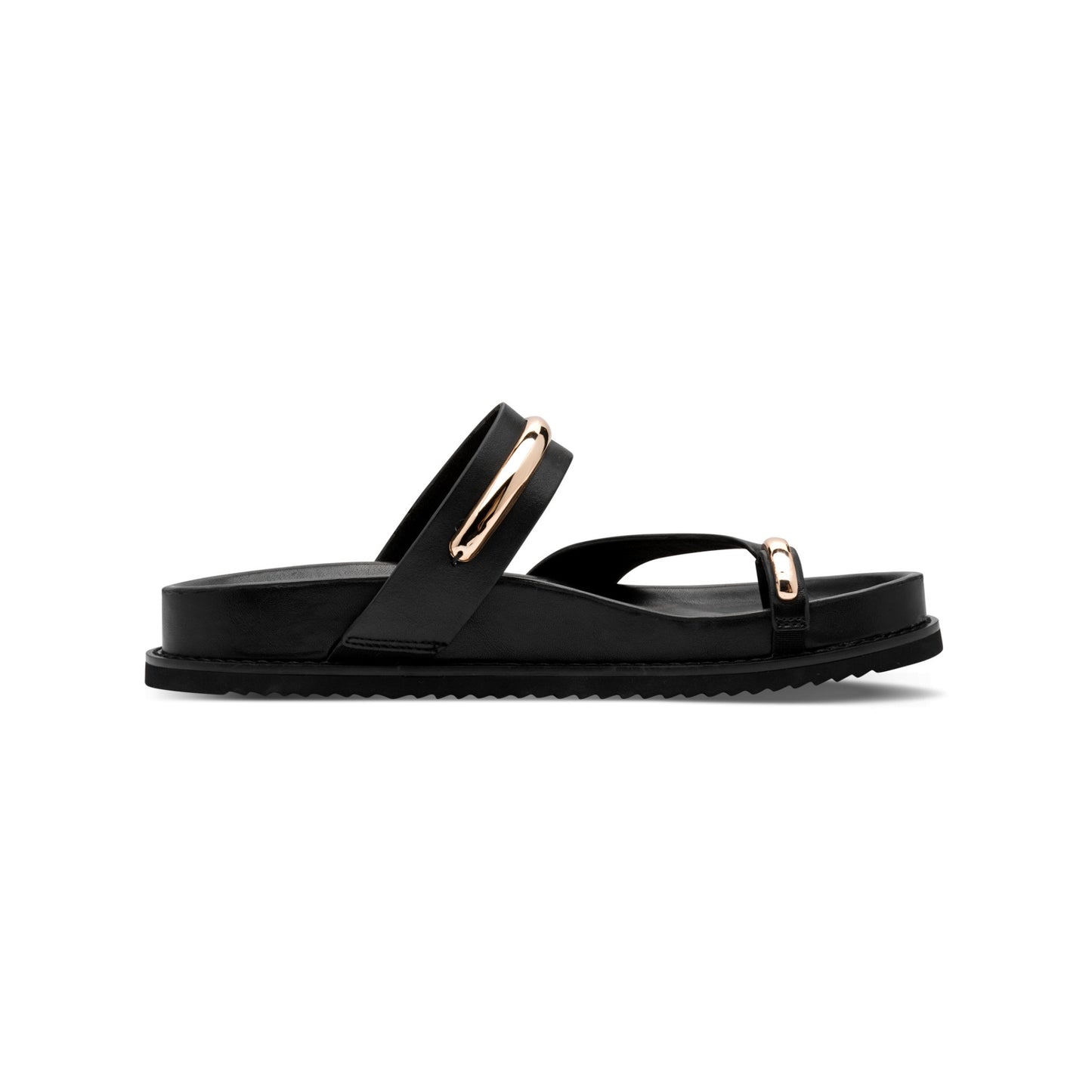 Tamaris Sandal Toe Post Sandal Black Gold 27415-46