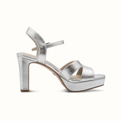 Tamaris High Heeled Sandal Silver 28349-42