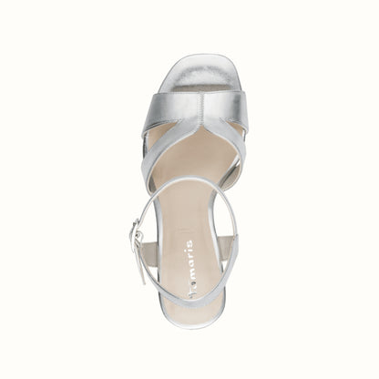 Tamaris High Heeled Sandal Silver 28349-42