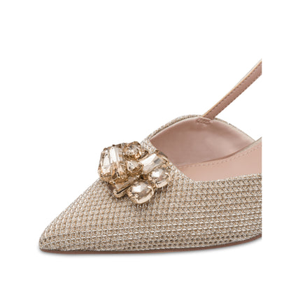 Tamaris Pointed Toe Kitten Heel Gemstone Shoes 29512-46