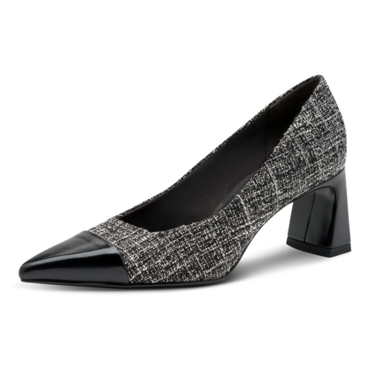 Tamaris Pointed Toe Chanel style Block Heel 22466-45