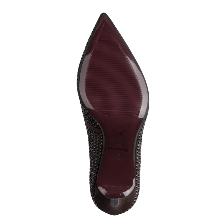 Tamaris Pointed Toe Jewelled High Heel Pump 22468