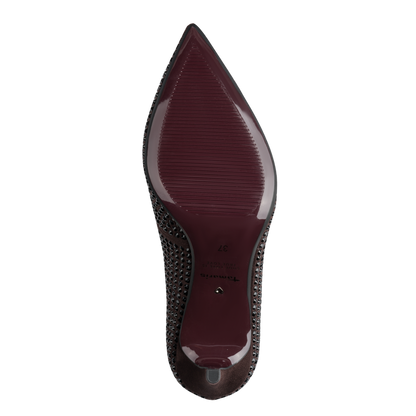 Tamaris Pointed Toe Jewelled High Heel Pump 22468