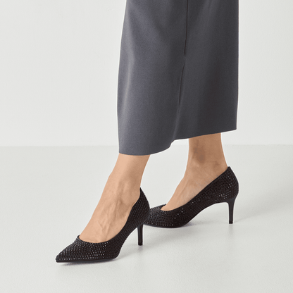 Tamaris Pointed Toe Jewelled High Heel Pump 22468