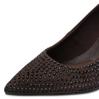 Tamaris Pointed Toe Jewelled High Heel Pump 22468