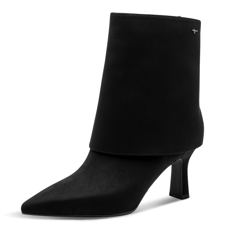 Tamaris Cuffed Suede High Heel Ankle Boot 25027