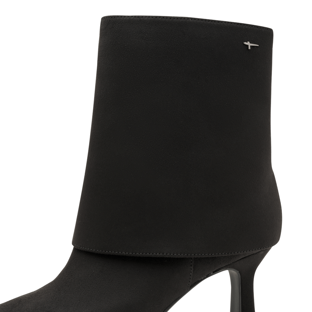Tamaris Cuffed Suede High Heel Ankle Boot 25027