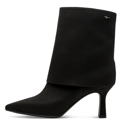 Tamaris Cuffed Suede High Heel Ankle Boot 25027
