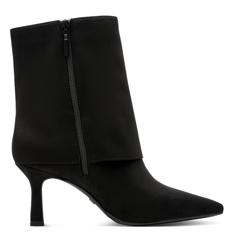 Tamaris Cuffed Suede High Heel Ankle Boot 25027