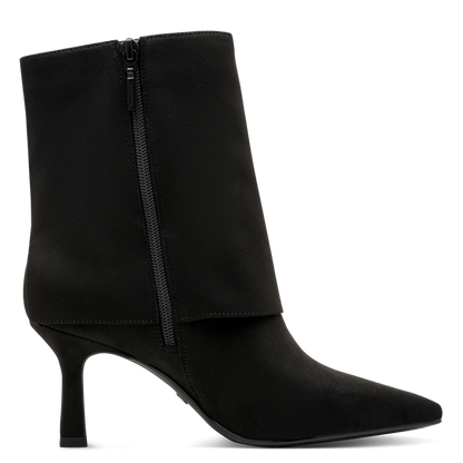 Tamaris Cuffed Suede High Heel Ankle Boot 25027