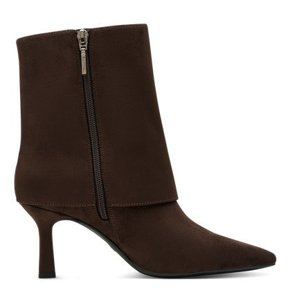 Tamaris Cuffed Suede High Heel Ankle Boot 25027