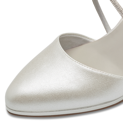 Tamaris Cross Strap Pearl Heels 22450-42