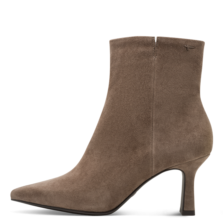 Tamaris Pointed Toe High Heeled Suede Leather Boot 25358